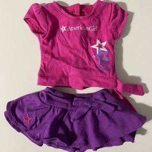American Girl Doll pink and purple outfit
